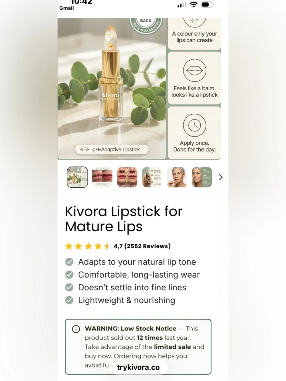 Kivora lipstick